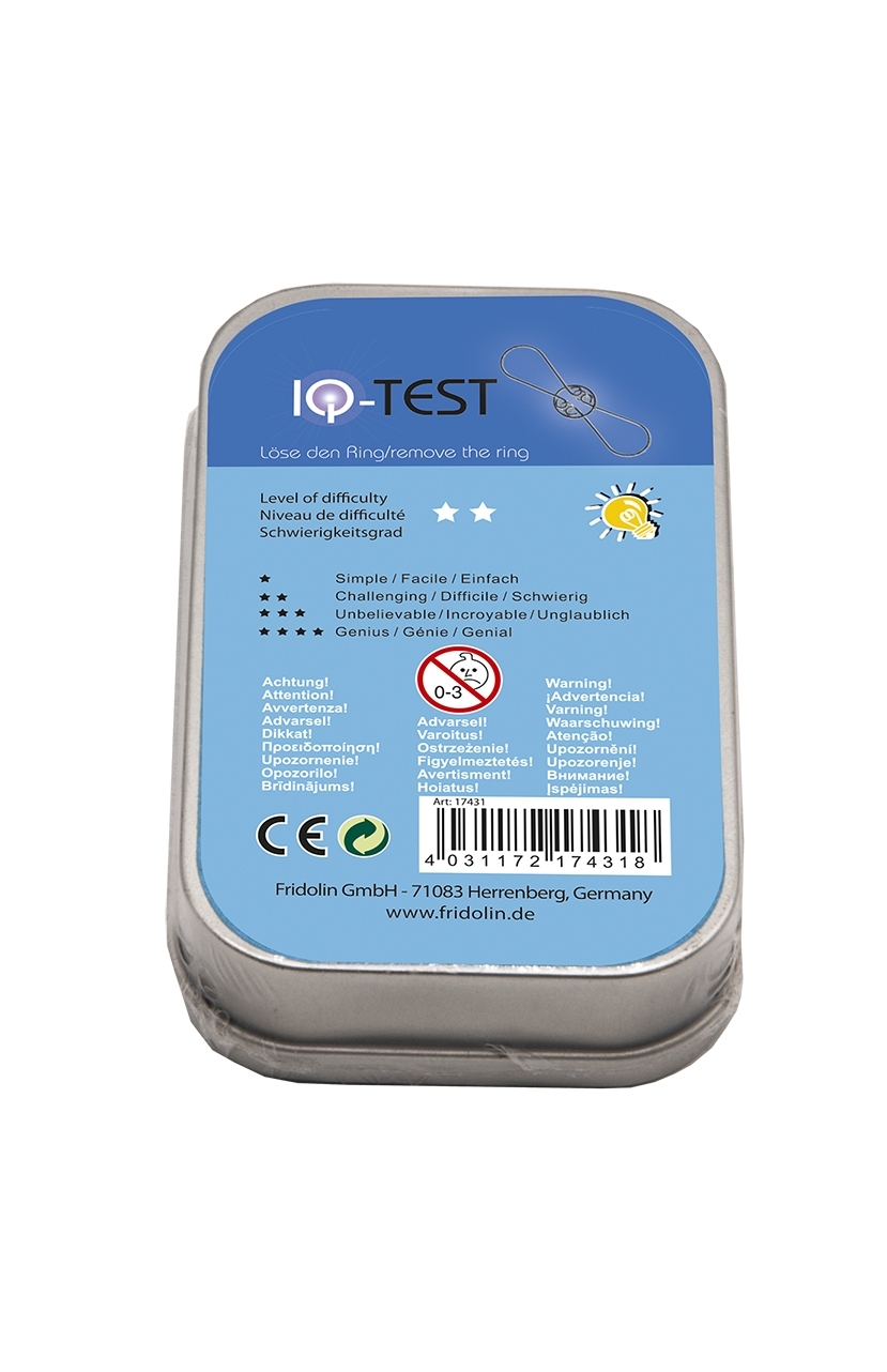IQ-Test in a tin, Loops, metal