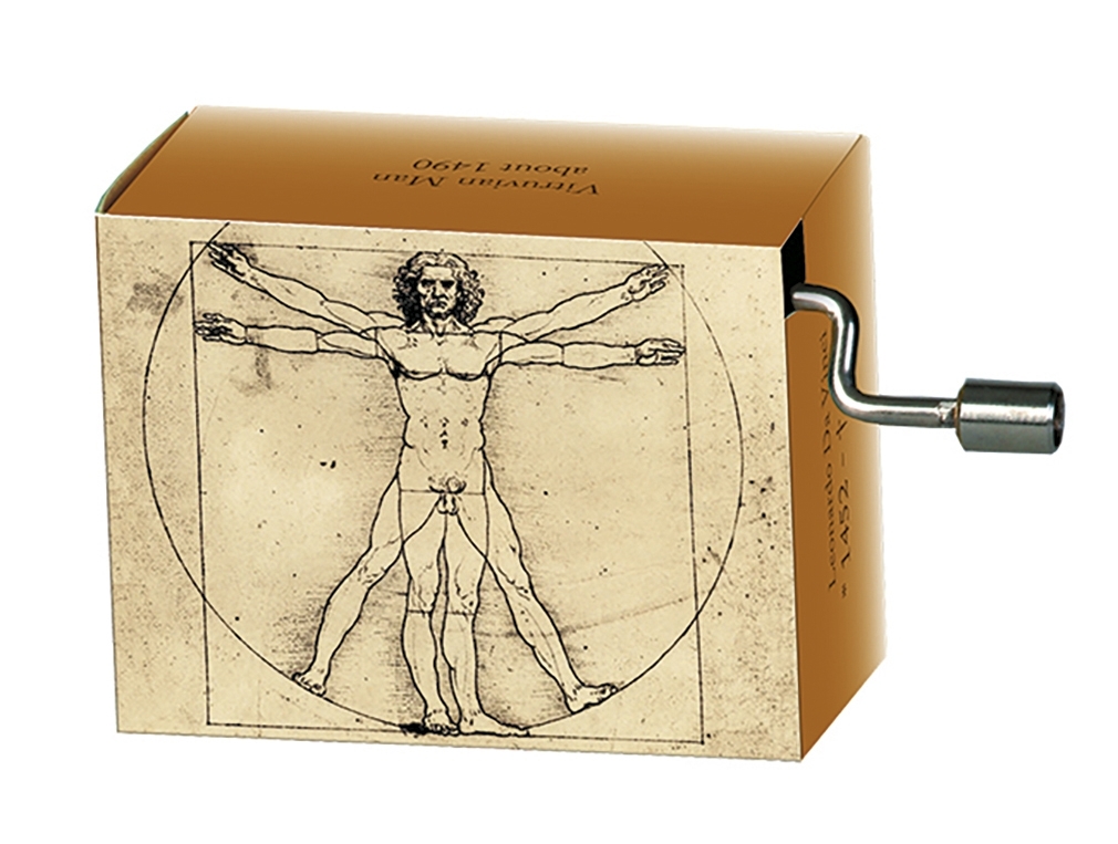 Music box, Night Music, Mozart Vinci Vitruvian Man