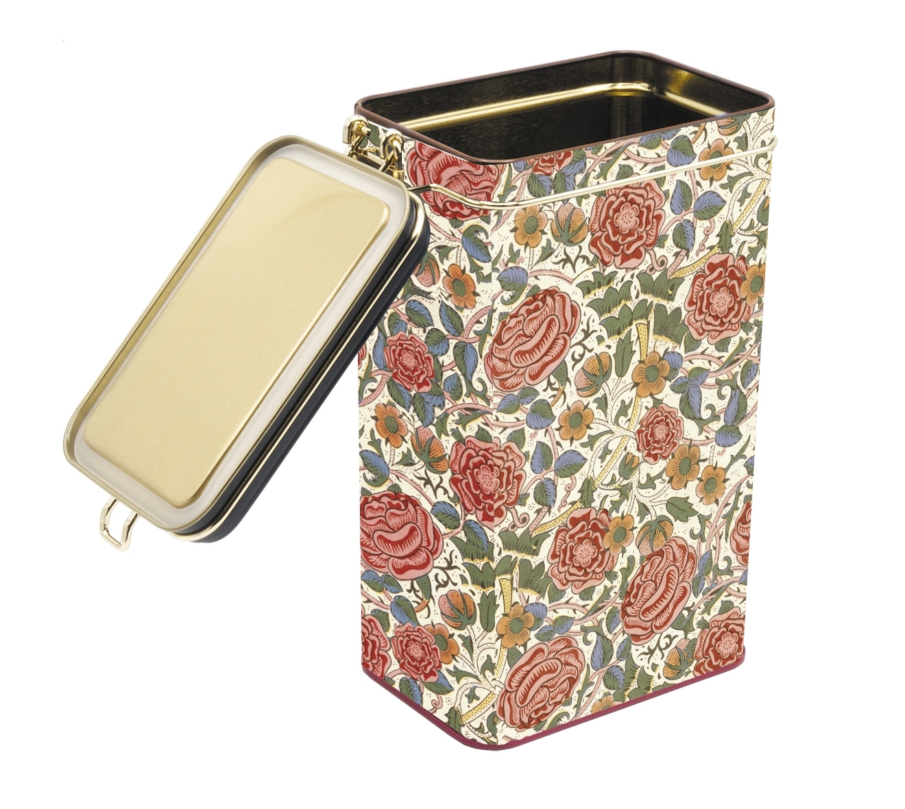 Storage box, Morris, Roses