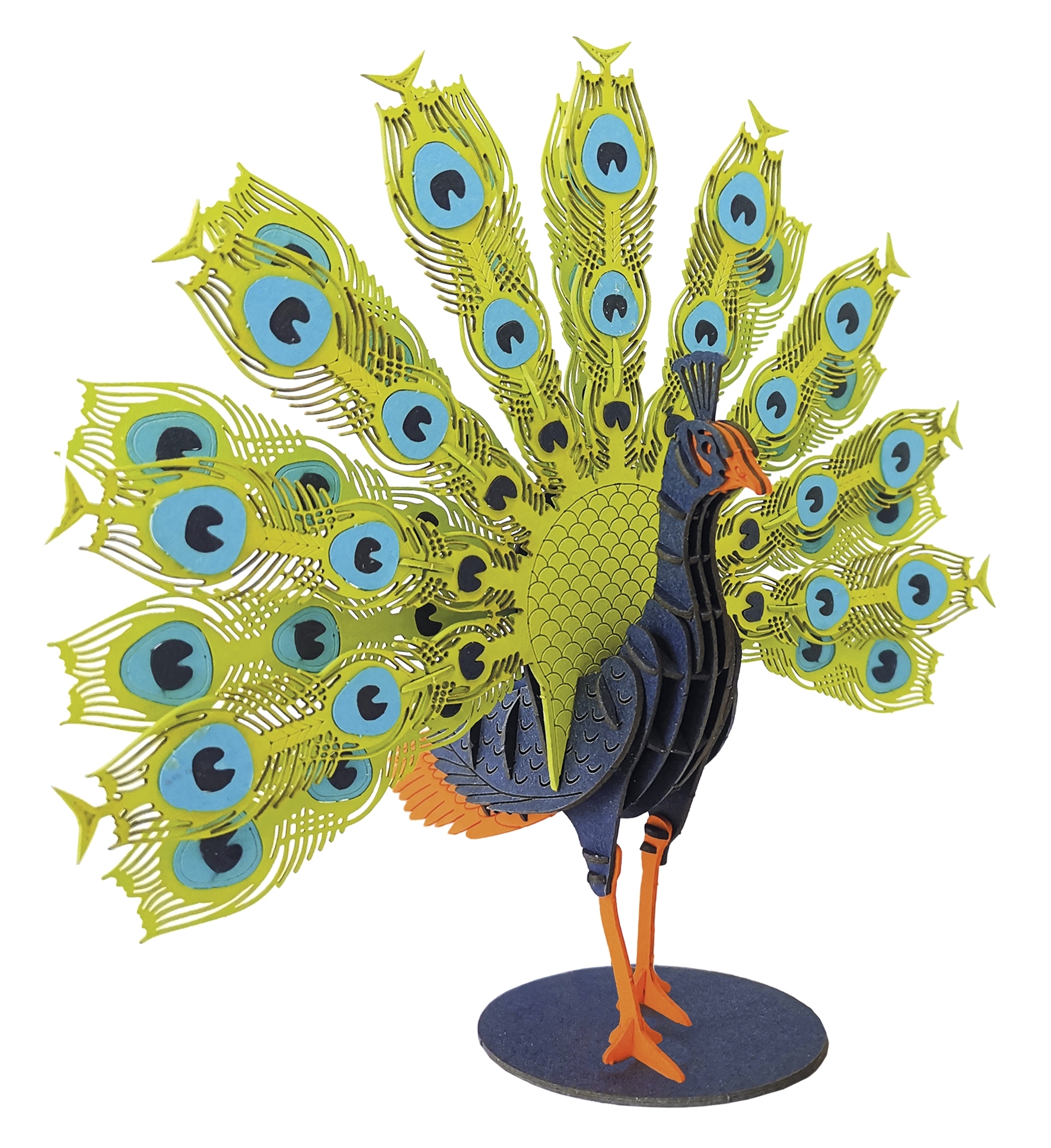 3D model, peacock