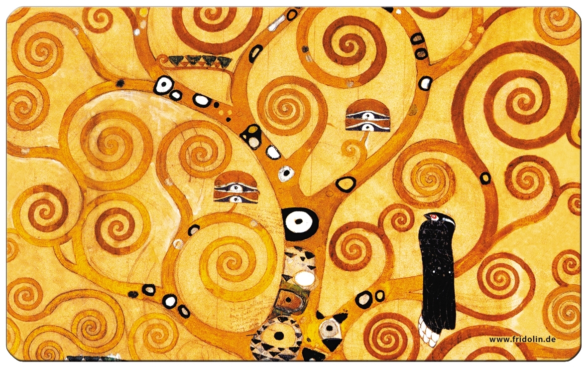 cutting/breakfast board, Klimt, Tree of Life