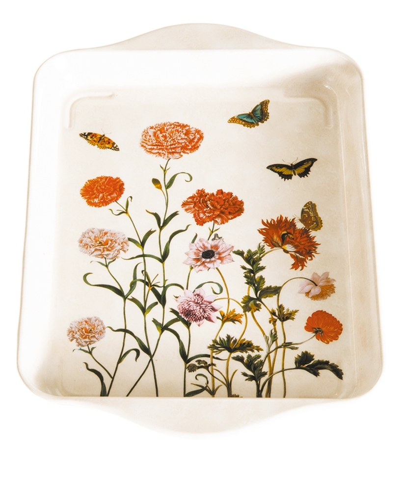 tin tray, small, Merian, Butterlies