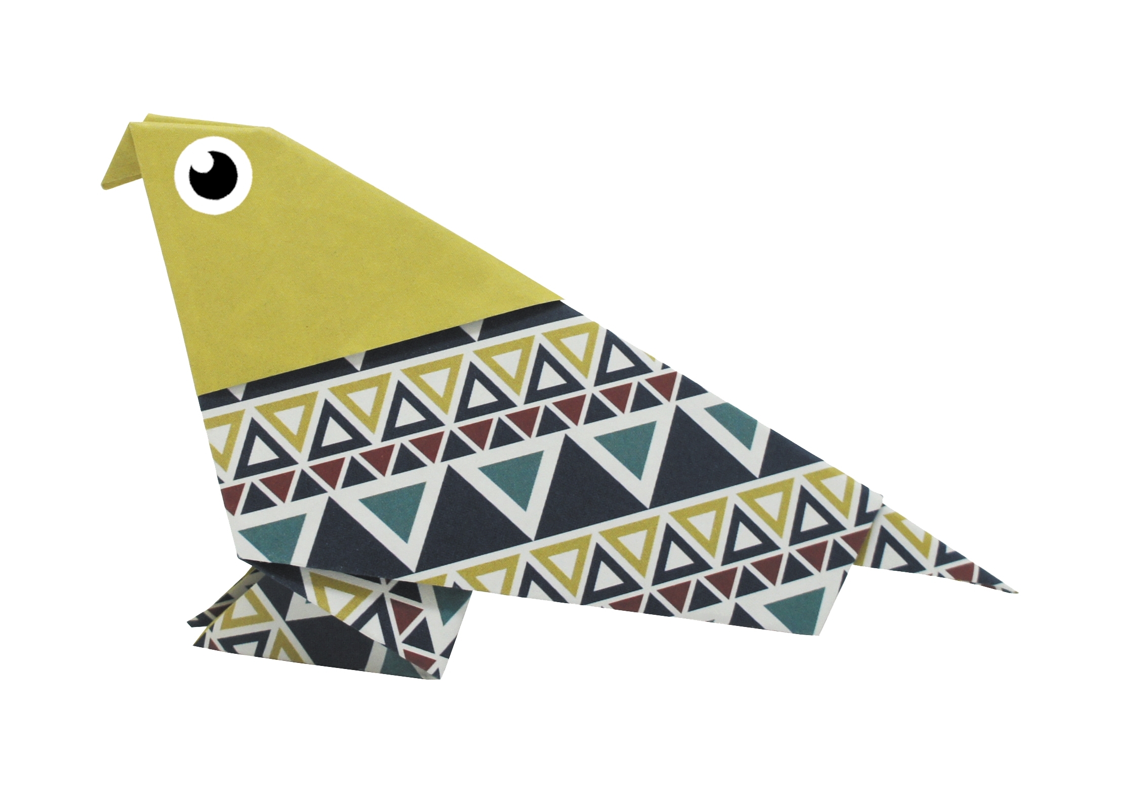 Funny Origami, Budgie, 20 sheets 15x15 cm