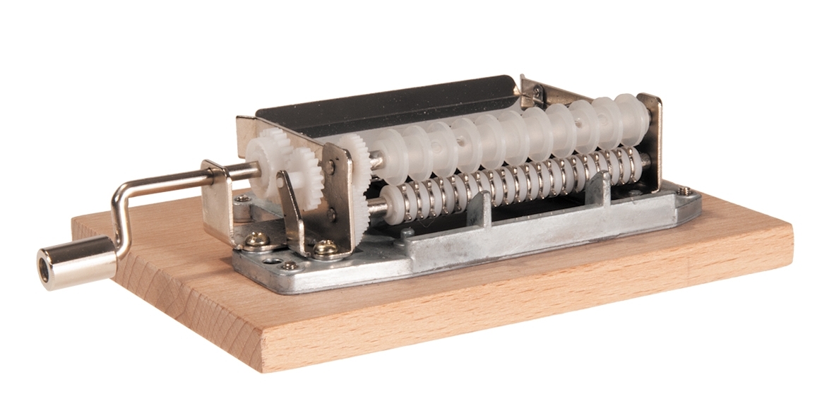 20-note music box for self punched melody stripes