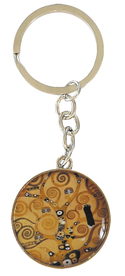 art keyring, one-sided, Klimt, Tree of Life