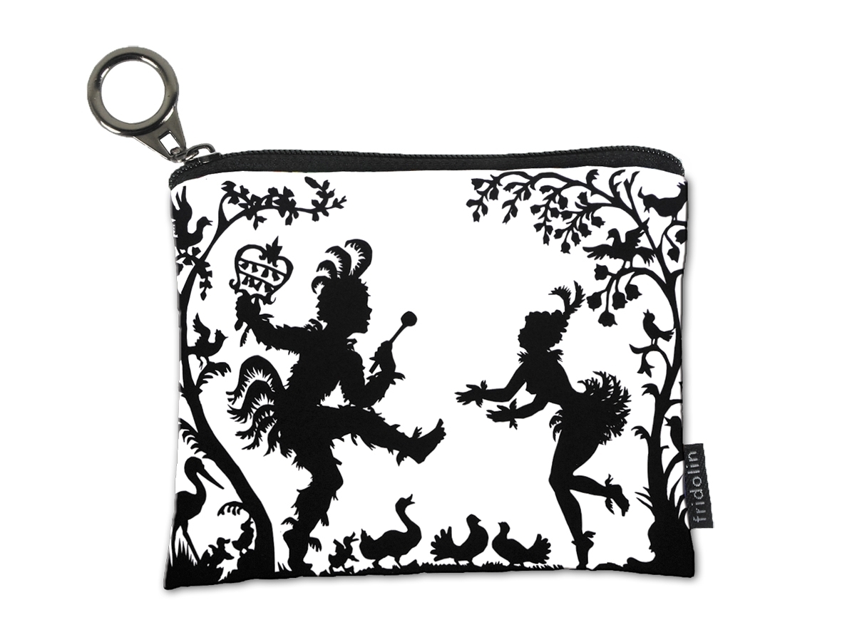 mini purse with zip, Lotte Reiniger, Papageno
