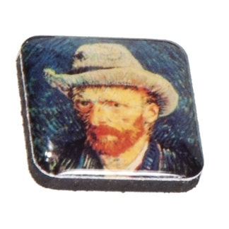 Magnets, Van Gogh, Sunflowers, in a transp. box