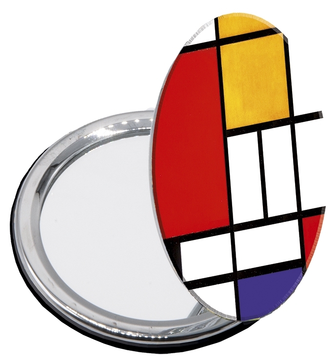 Pocket mirror, Mondrian-Style