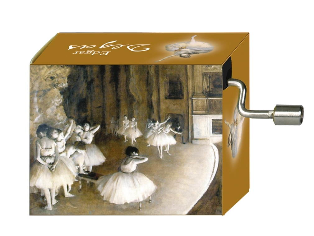 Music box, Reverie/Schumann, Degas/BalletRehearsal
