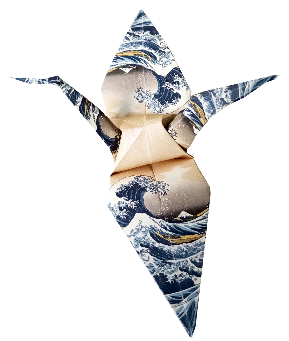 Art Origami, Cranes, Hokusai, 20 sheets, 15x15 cm