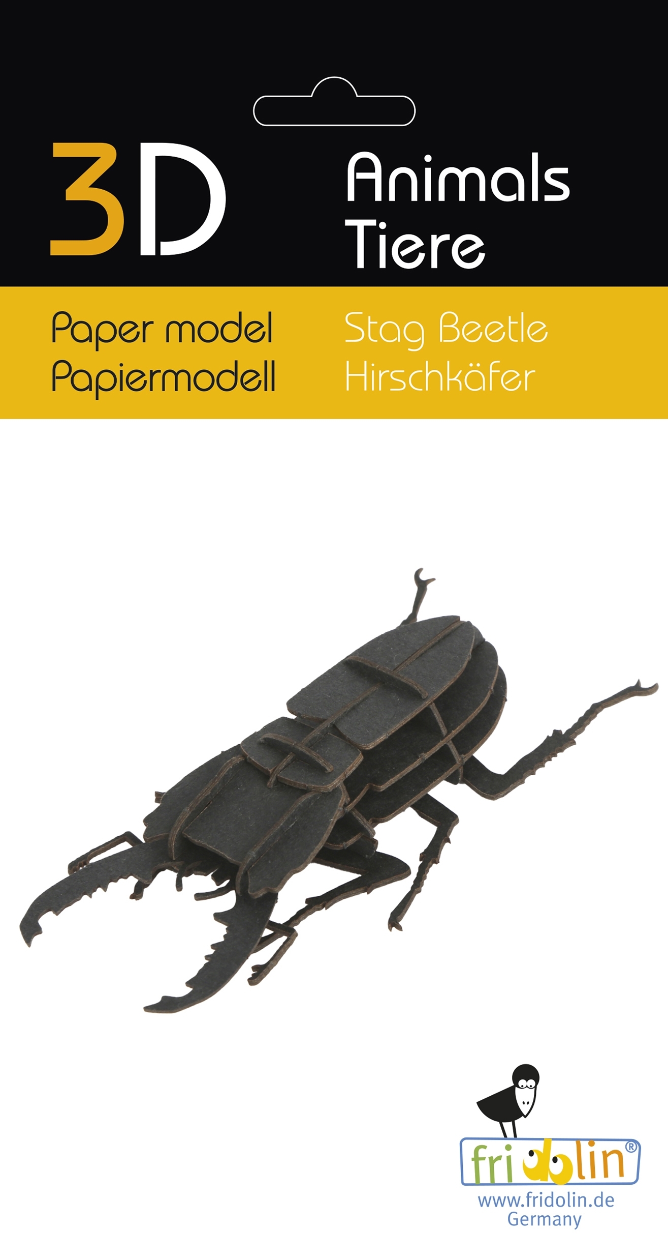 3D model, stag beetle
