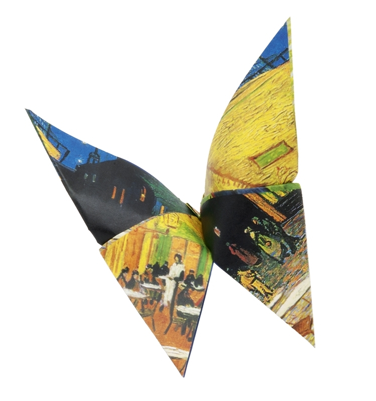 Art Origami, Butterfly, Gogh, 20 sheets, 15x15 cm