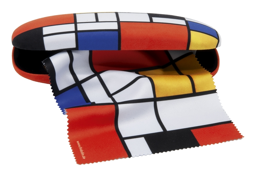 Spectacle case set, Mondrian Style