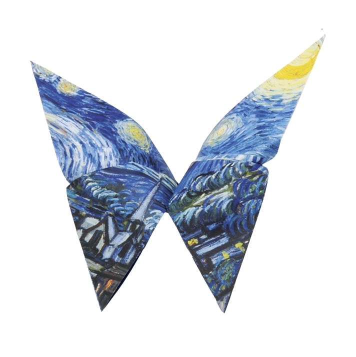 Art Origami, Butterfly, Gogh, 20 sheets, 15x15 cm