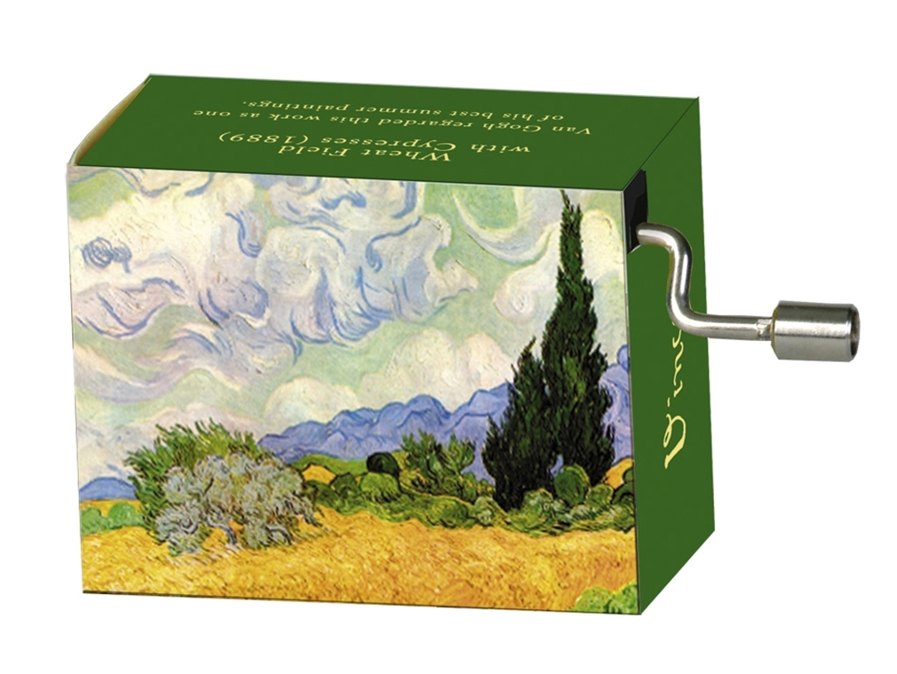 Music box, Spring/Vivaldi, Van Gogh/Cypress
