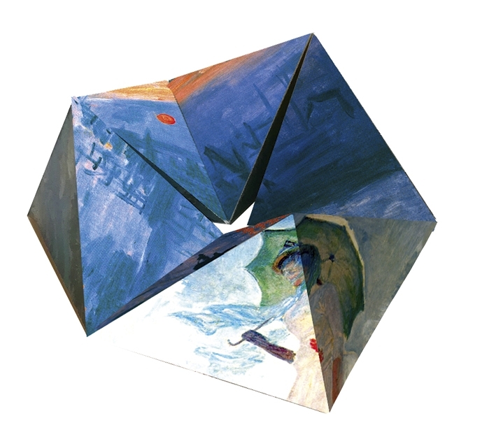 Art Flextangles, Monet, 4 sheets, 4 motifs