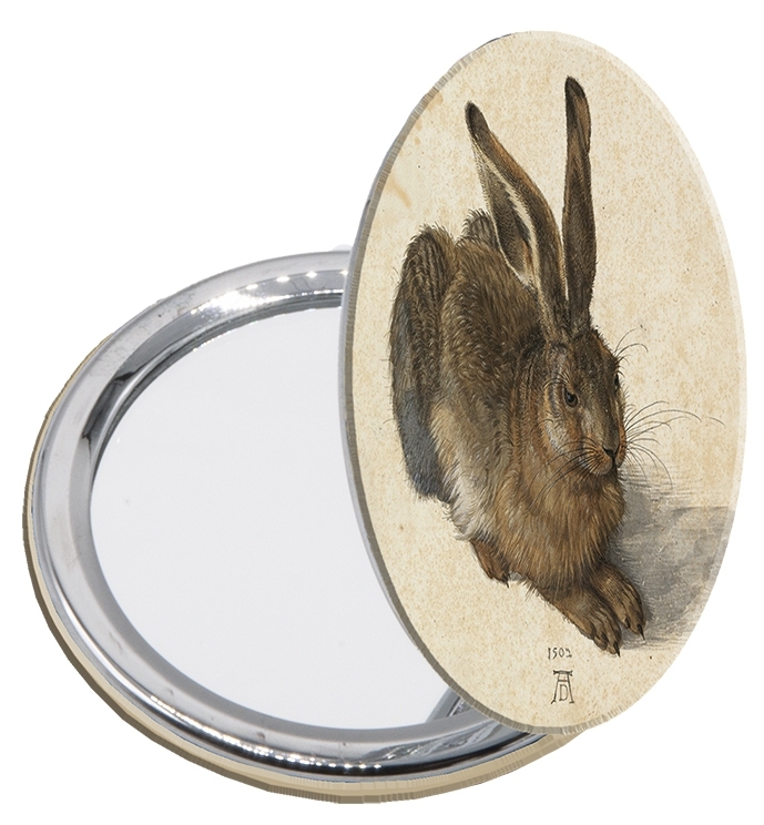 Pocket mirror, Dürer, Hare