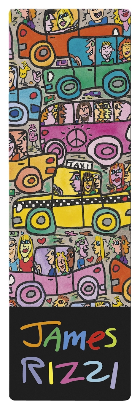 bookmark, James Rizzi, The romance of the road