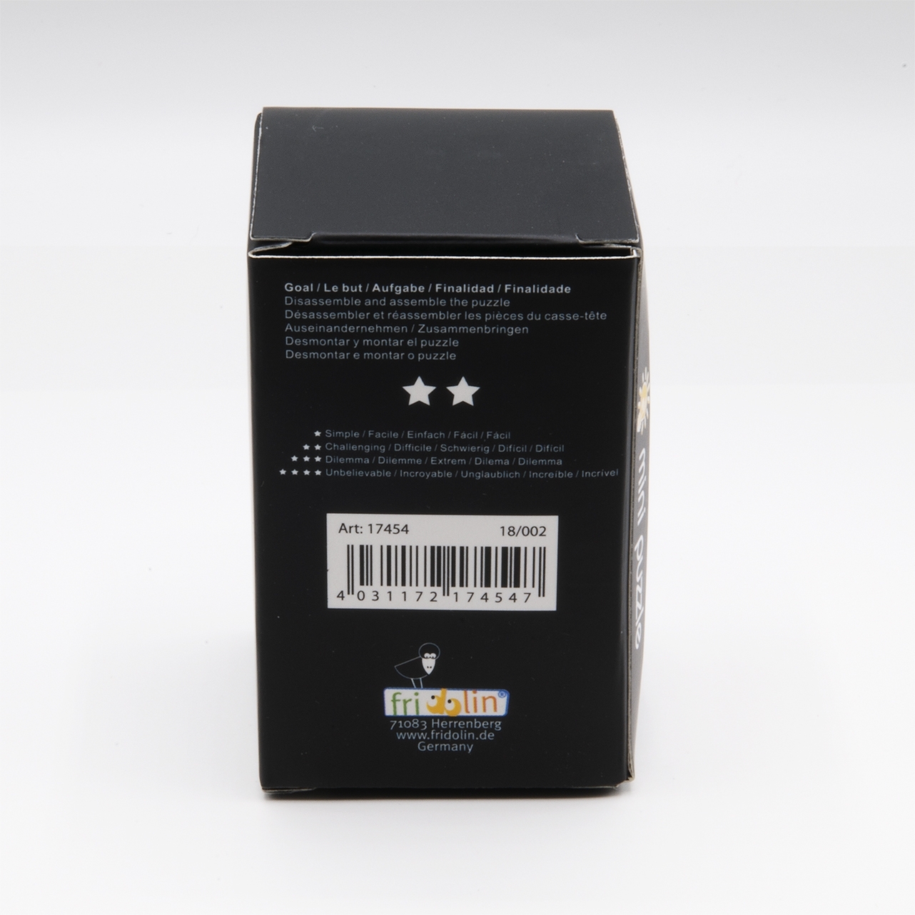 IQ-Test, Wooden puzzle, Star