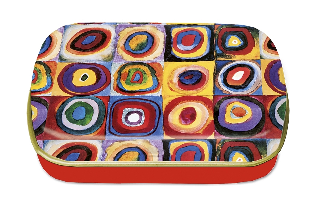Mini box, Kandinsky, Color Study, metal