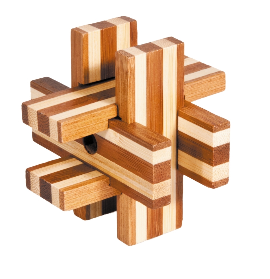 IQ-Test, bamboo puzzle, Magic Blocks