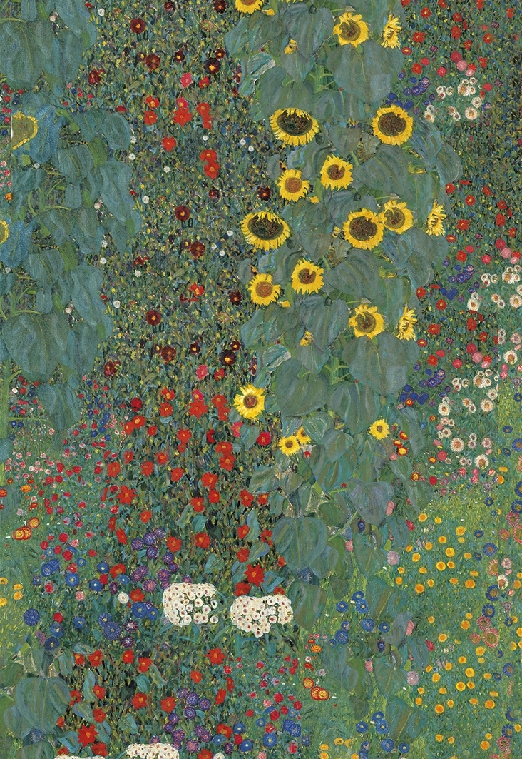 Tea towel, Gustav Klimt, Farm Garden