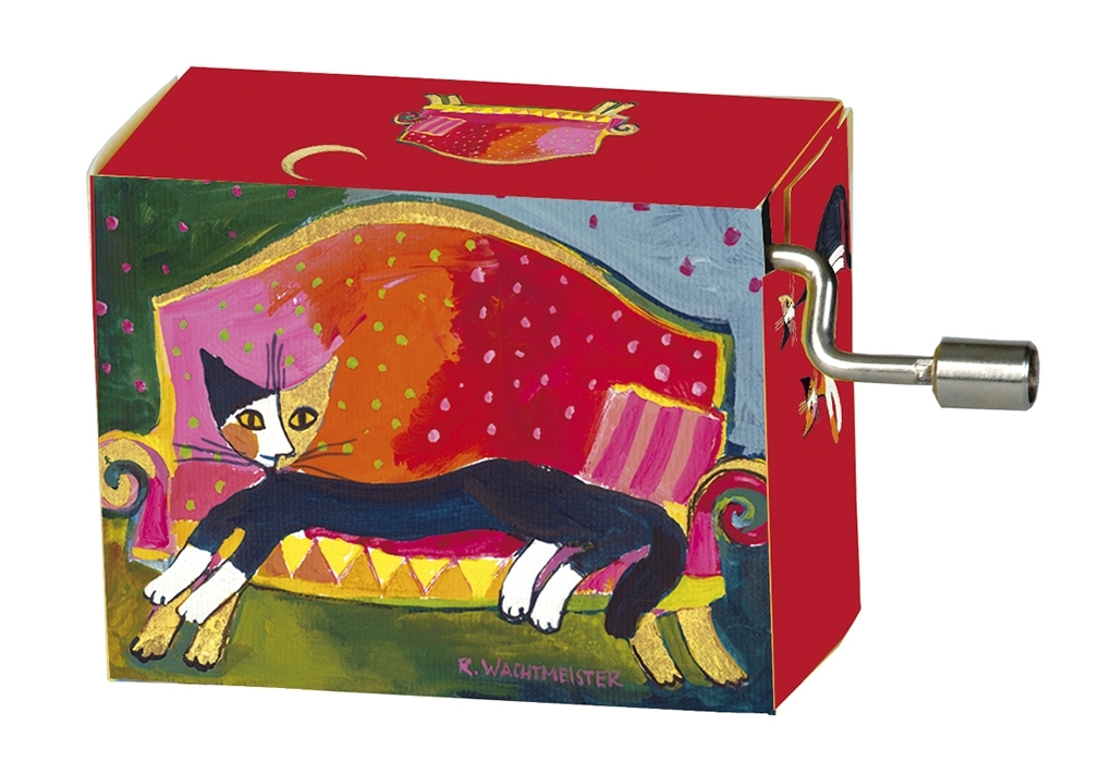 Music box, Night Music/Mozart, Wachtm/Cat on sofa