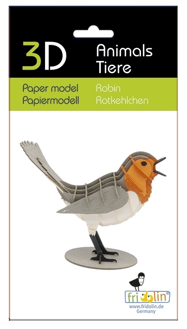 3D model, robin