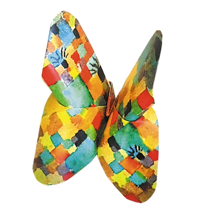 Art-Origami, Butterfly, P. Klee 20 sheets 15x15 cm