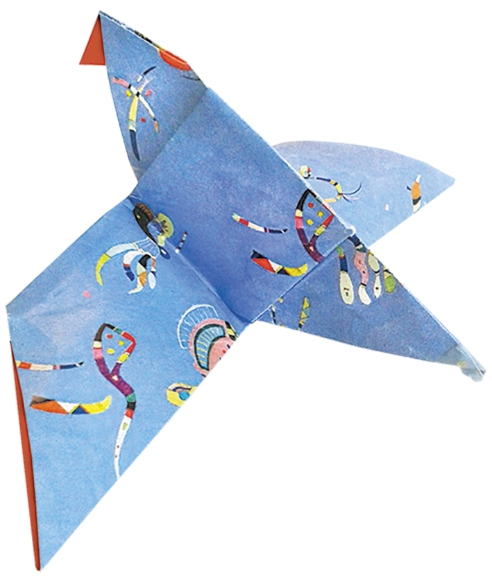 Art-Origami, Bird, Kandinsky, 20 sheets 15x15 cm