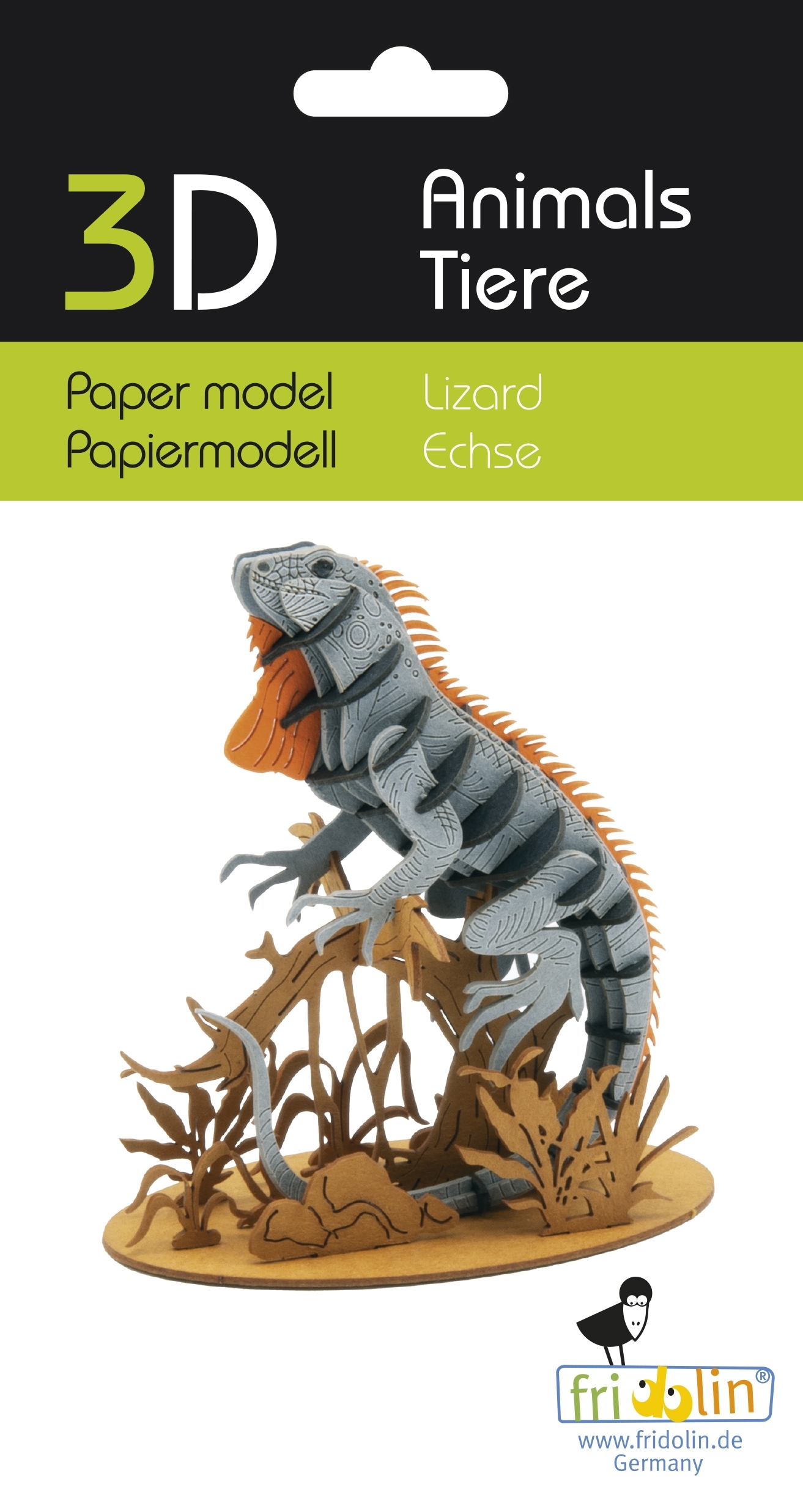 3D model, lizard