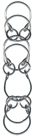 IQ-Test in a tin, Chain, metal