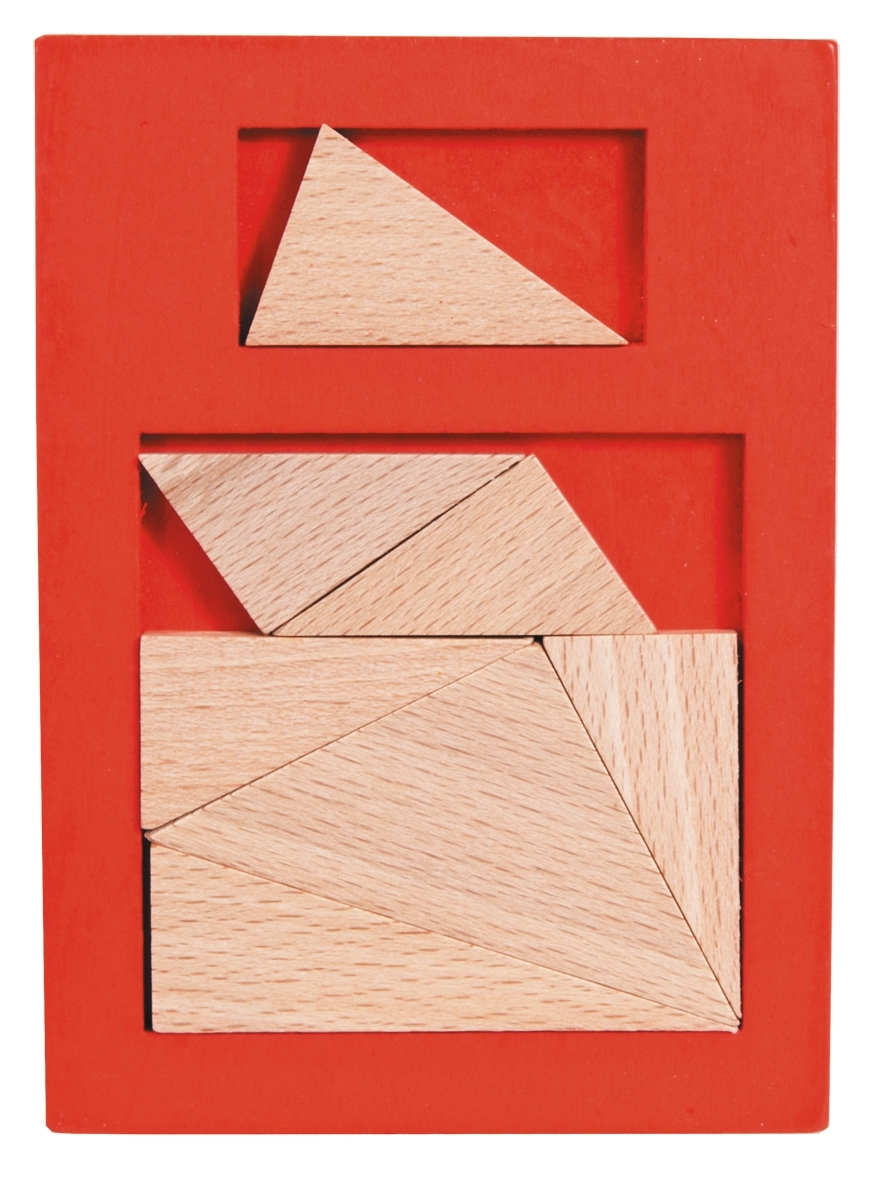 IQ-Test, Extra Piece, red, Triangel