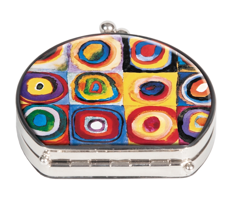 Pocket mirror, Kandinsky, Colour study, textile