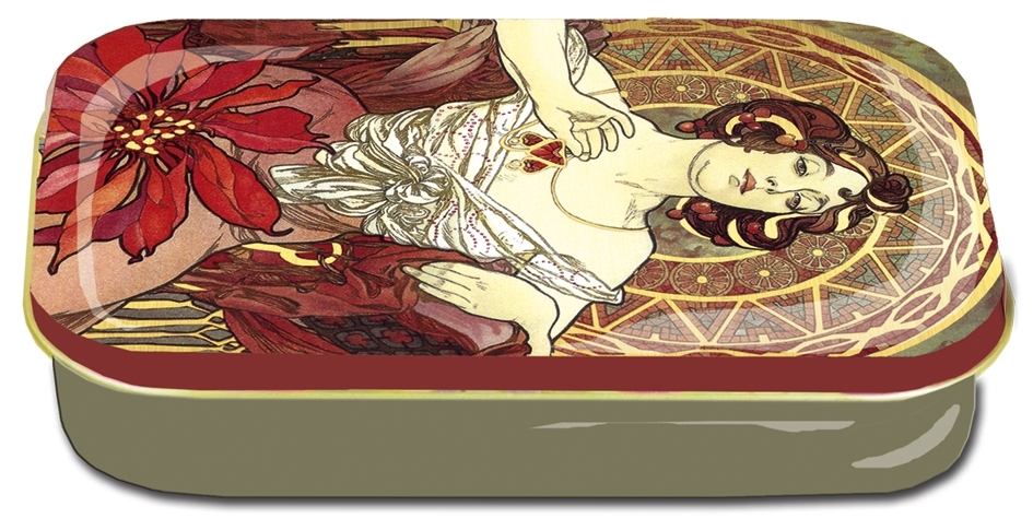 art box, Art Nouveau, Jacqueline, metal