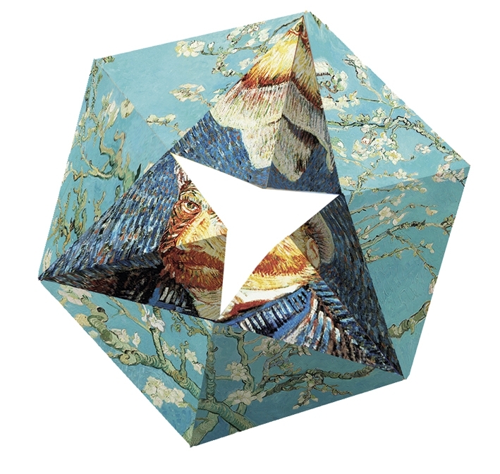 Art Flextangles, Van Gogh, 4 sheets, 4 motifs