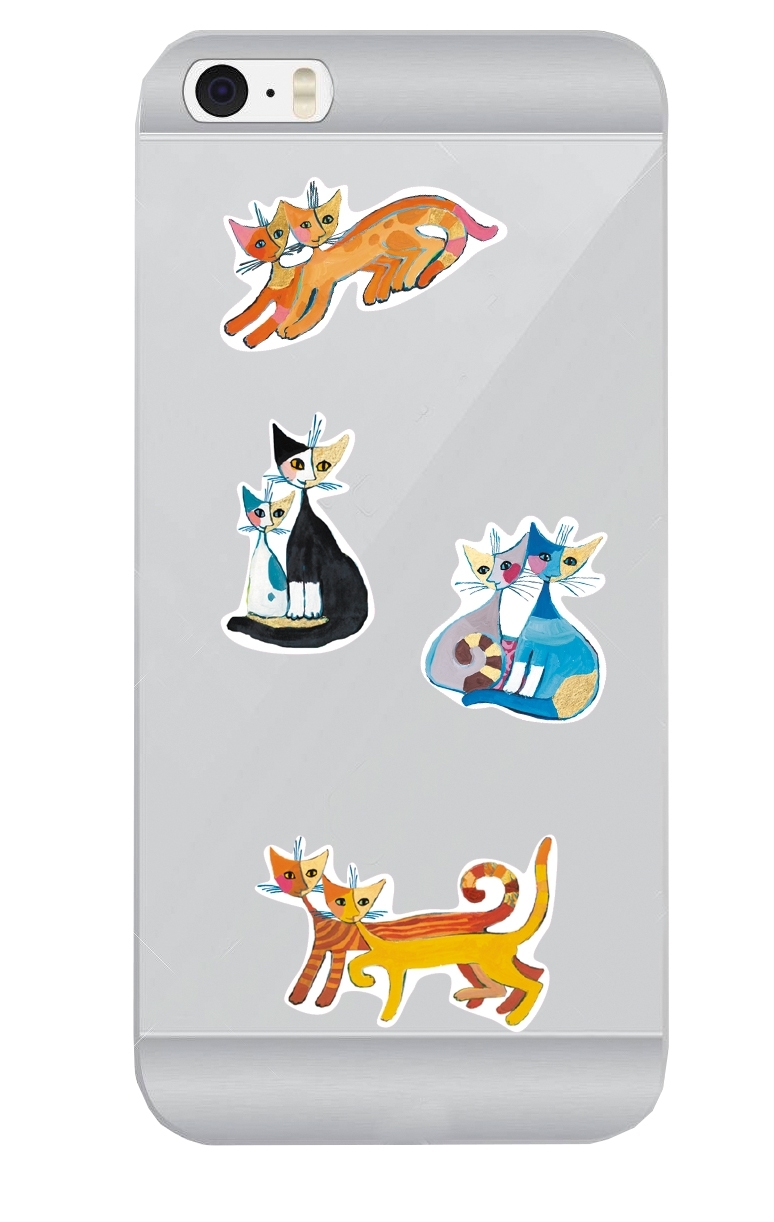 Art-Stickers, Rosina-Wachtmeister, 5 sheets/pack