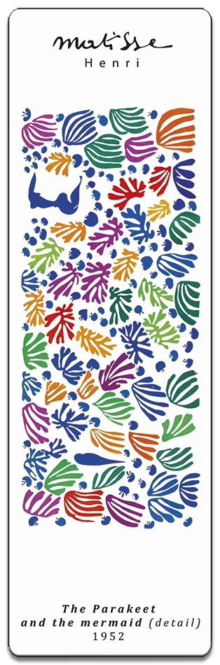 bookmark, Matisse, Parakeet and  Mermaid