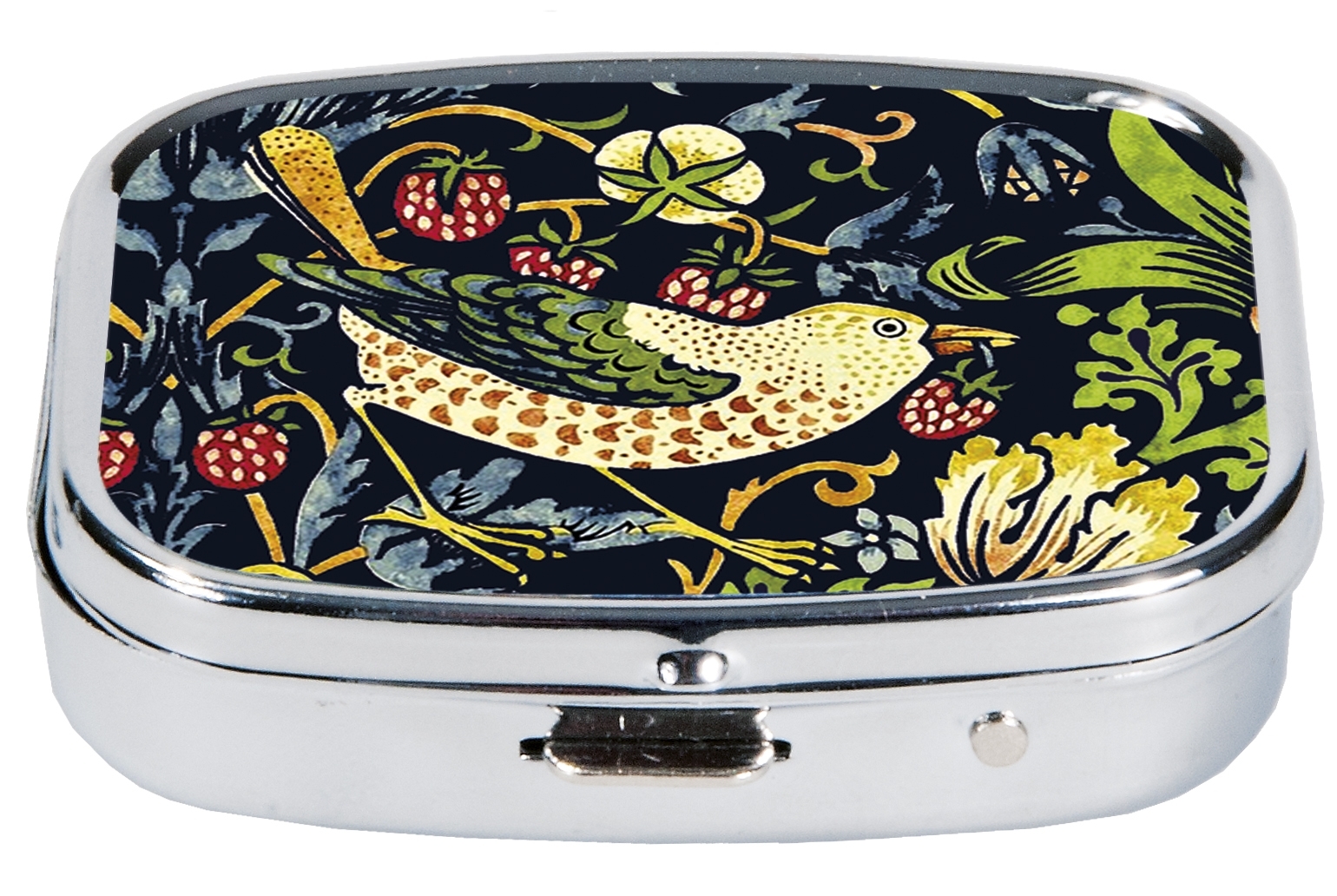 Pillbox, William Morris, Strawberry thief