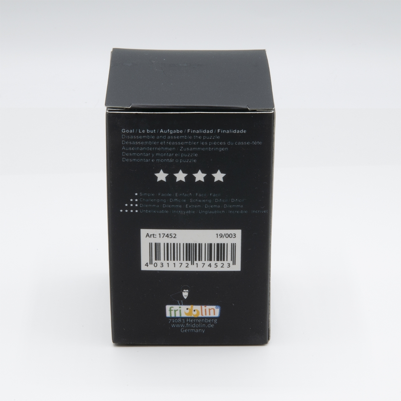 IQ-Test, Wooden puzzle, Barrel
