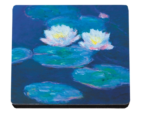 coaster, Monet, Water Lilies, MDF/Felt