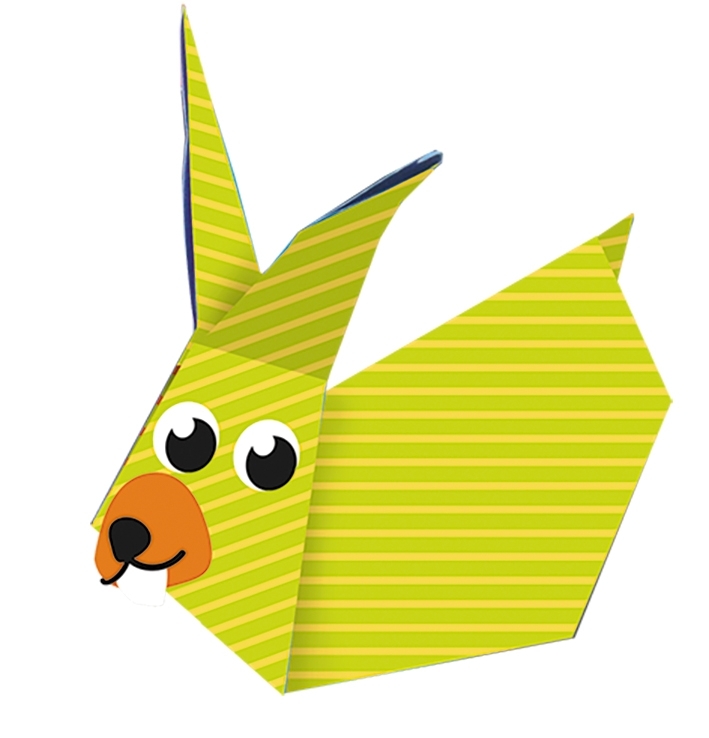 Kids-Origami, Rabit 20 sheets 15x15 cm