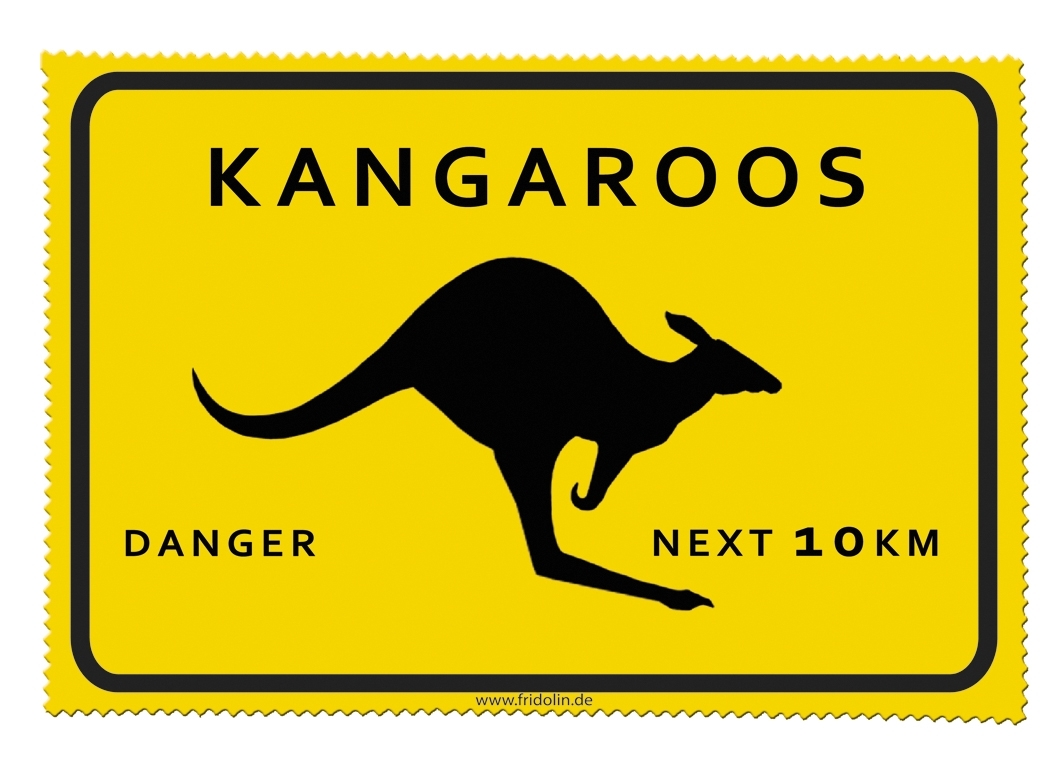 Eyeglass cleaning cloth, Kangaroos, Adventure time
