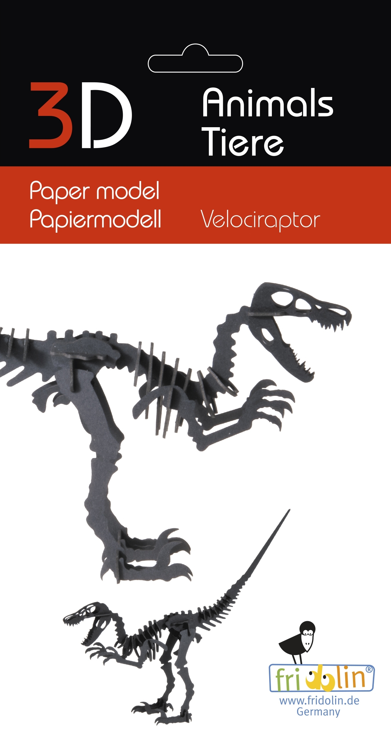 3D model, velociraptor