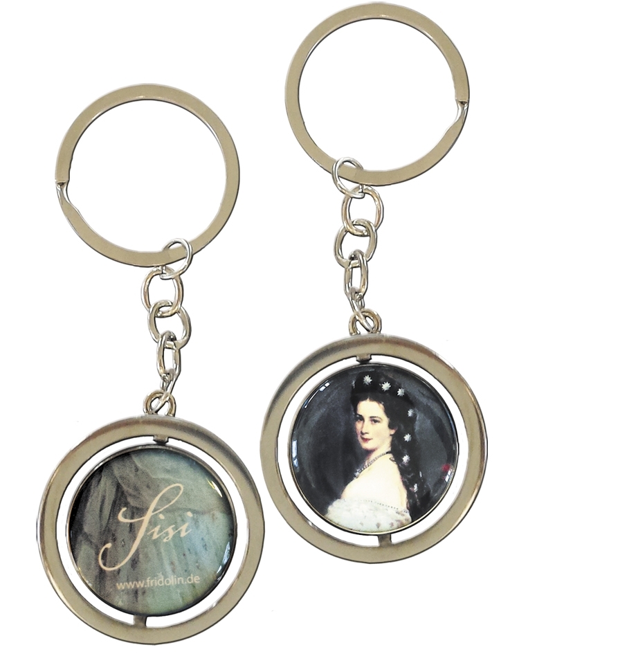art keyring, two-sided, Sisi