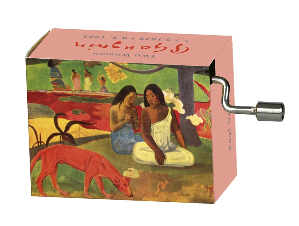 Music box, Free as the wind, Gauguin/Women, dog