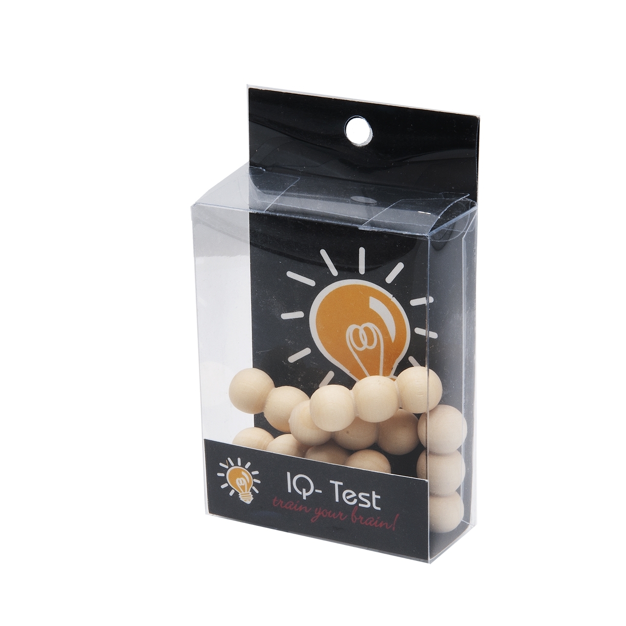 IQ-Test, Ball pyramid, puzzle, wood