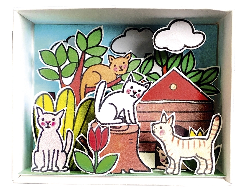 Craft kit, group of cats