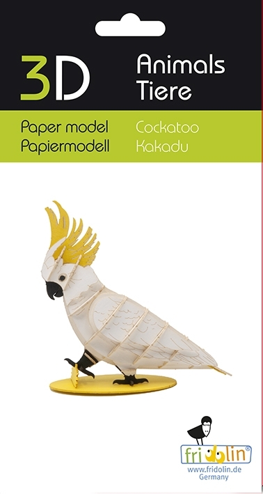 3D model, cockatoo