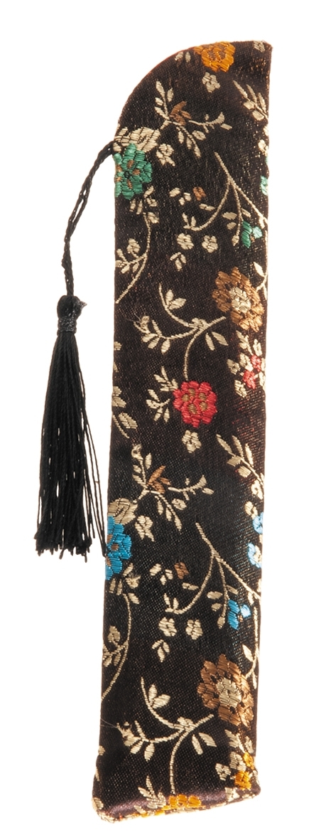 Fan, Klimt, Tree of Life, with bag, bamboo